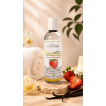 Ulei Masaj si Gel Lubrifiant, Nature Body Fun Gel Vanilie Capsuni, 100 ml